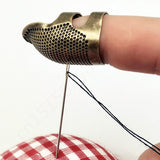 1aaaaaaaaaaaaaFinger Protector Antique Thimble Ring Handworking Needle Thimble Needles Craft DIY Household Sewing Tools Accessories